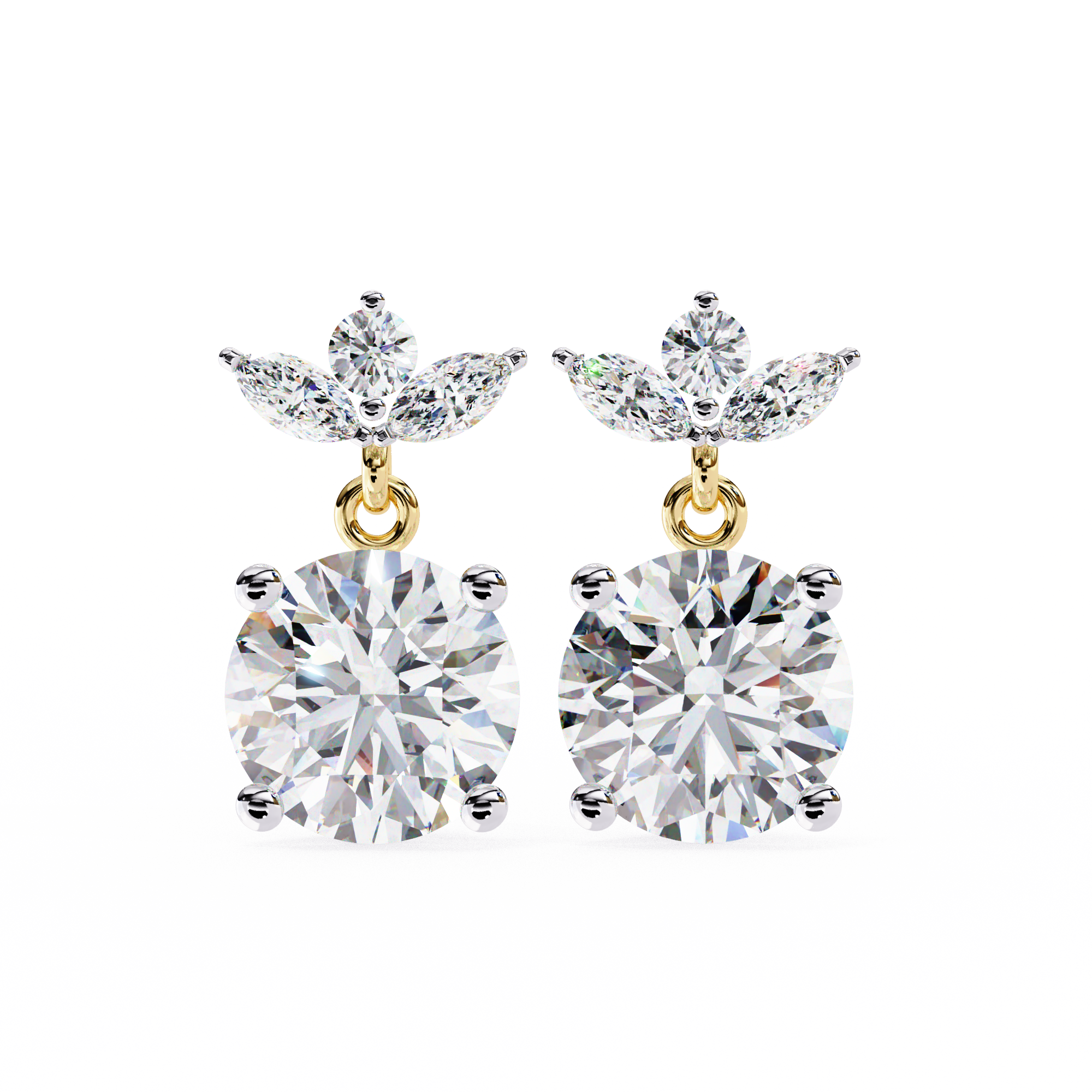 Bernice Solitaire Earring