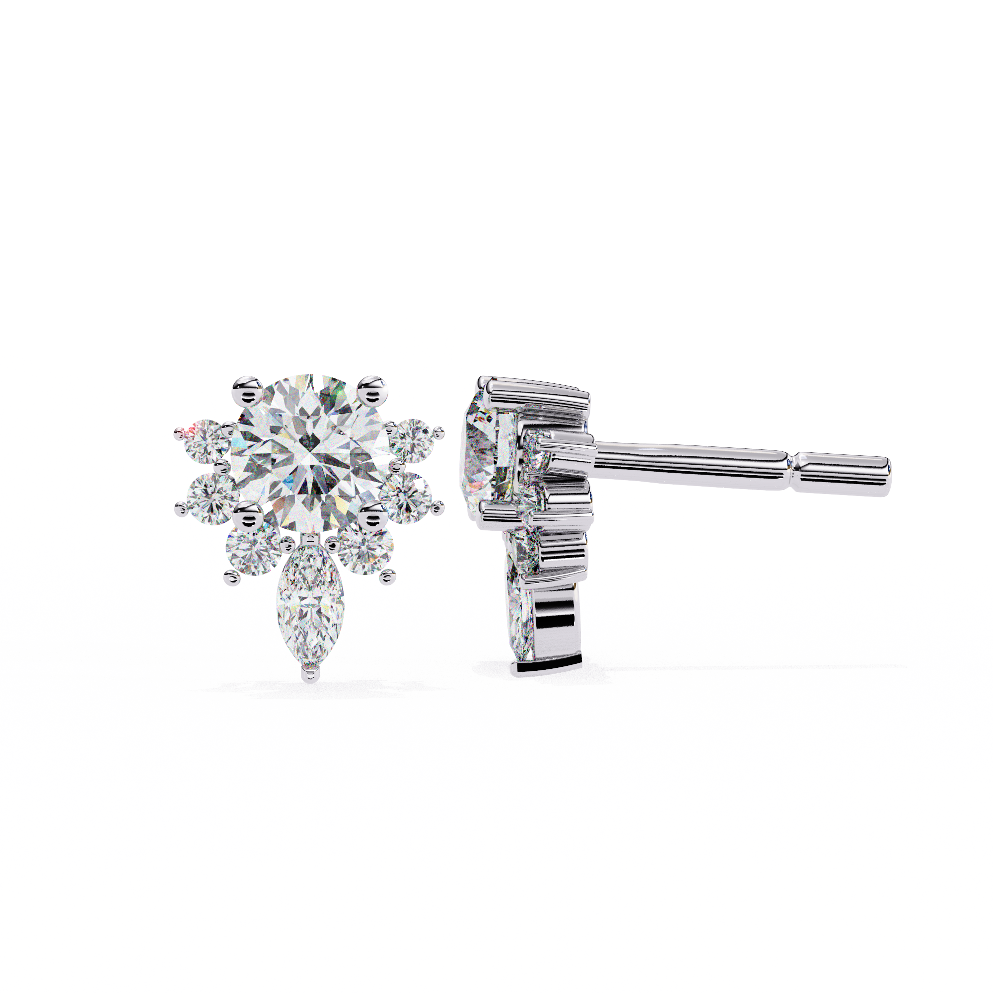 Bethany Solitaire Earring