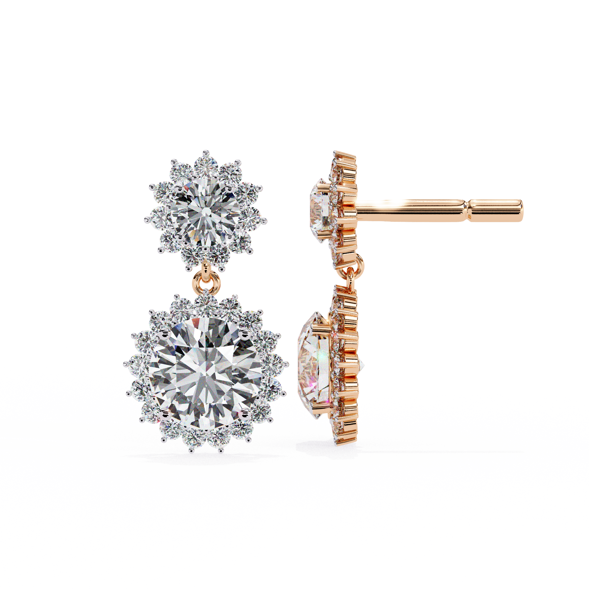 Mallory Solitaire Earring