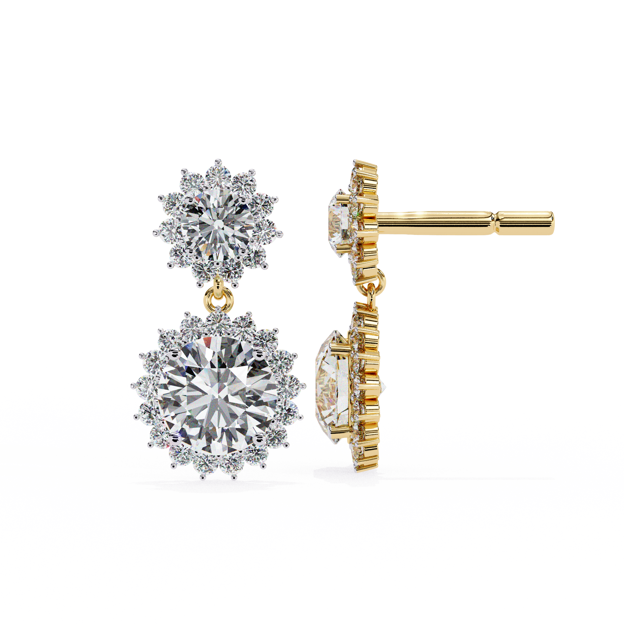 Mallory Solitaire Earring