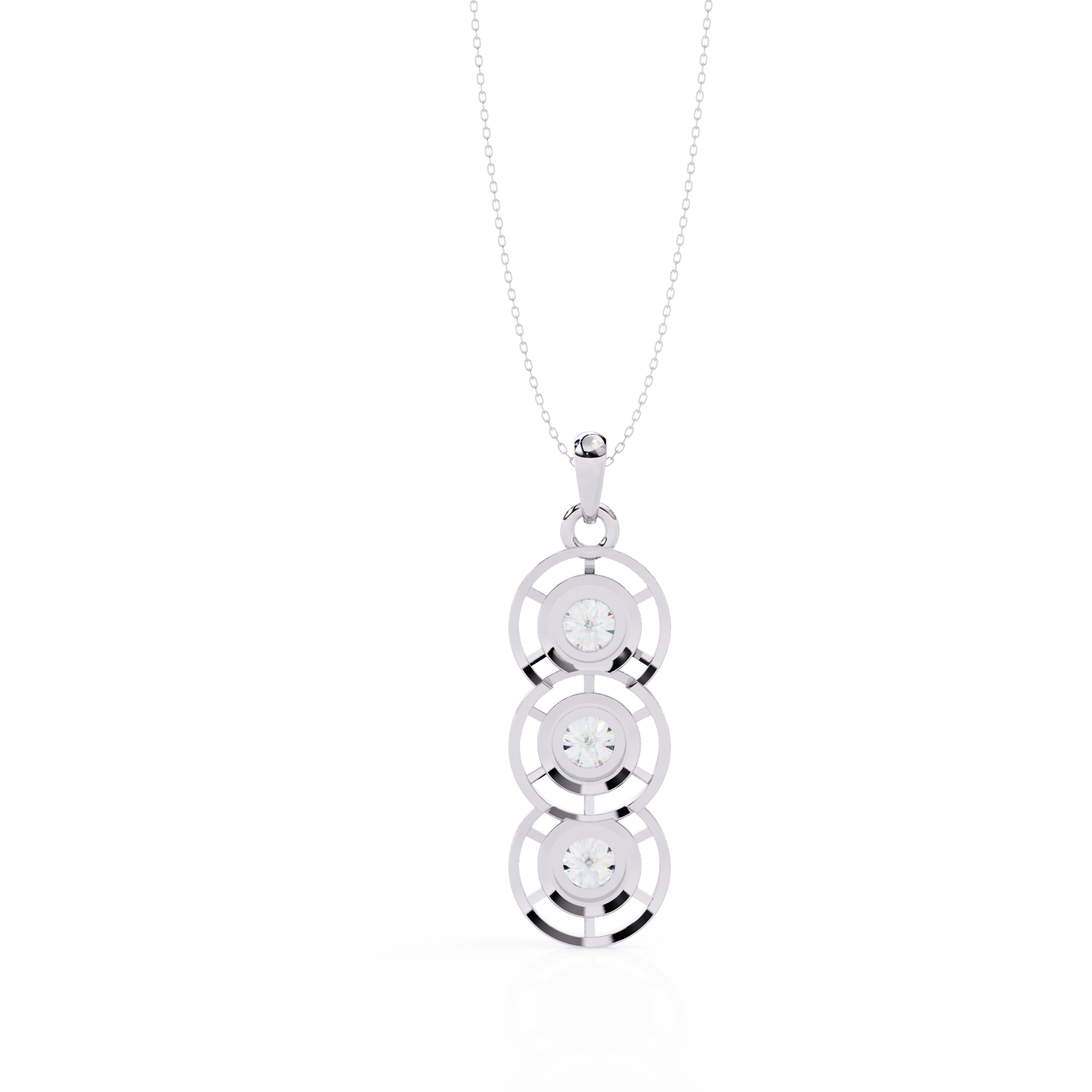 Iris Diamond Pendant