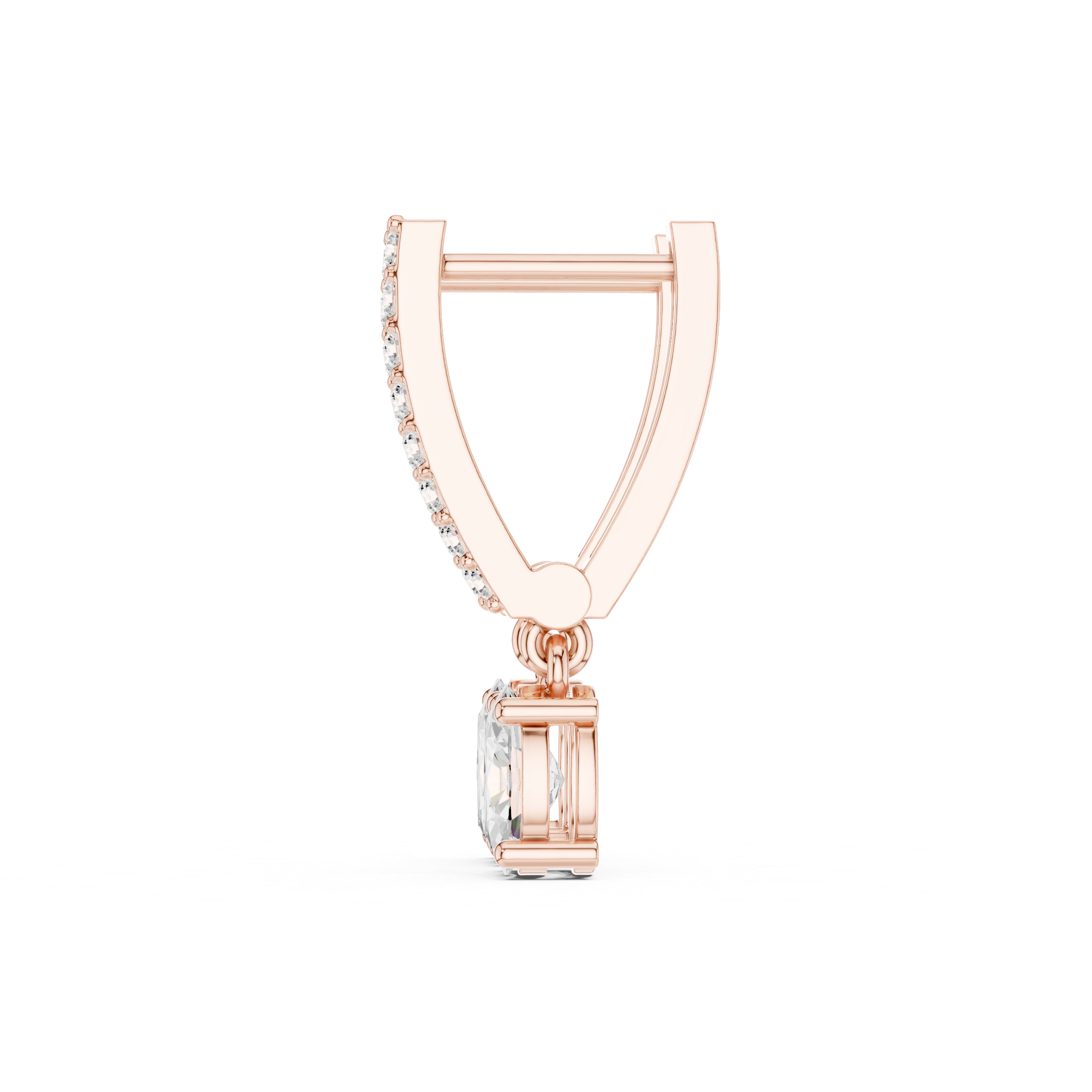 Cordelia Solitaire Earring