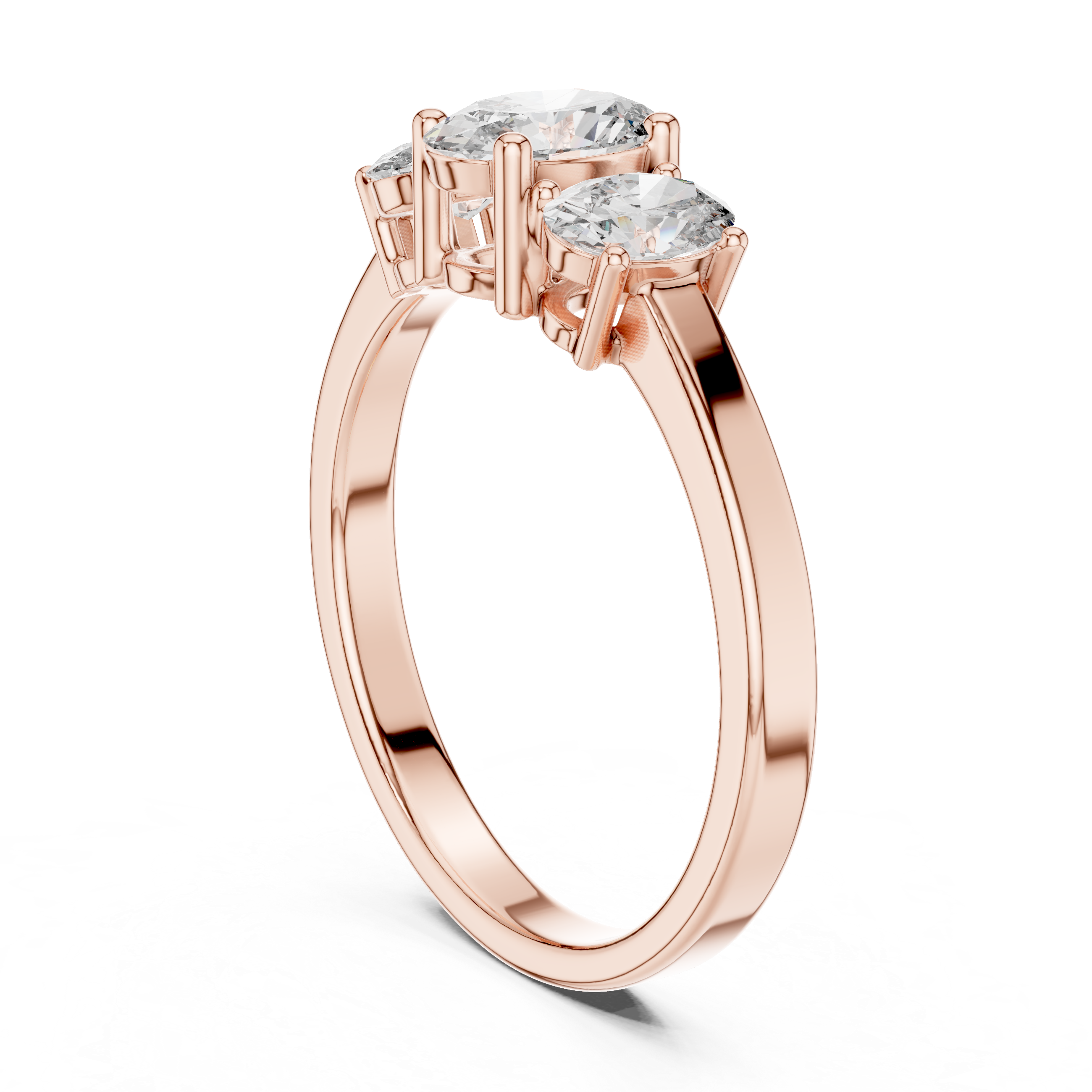 Mireille Three Stone Ring