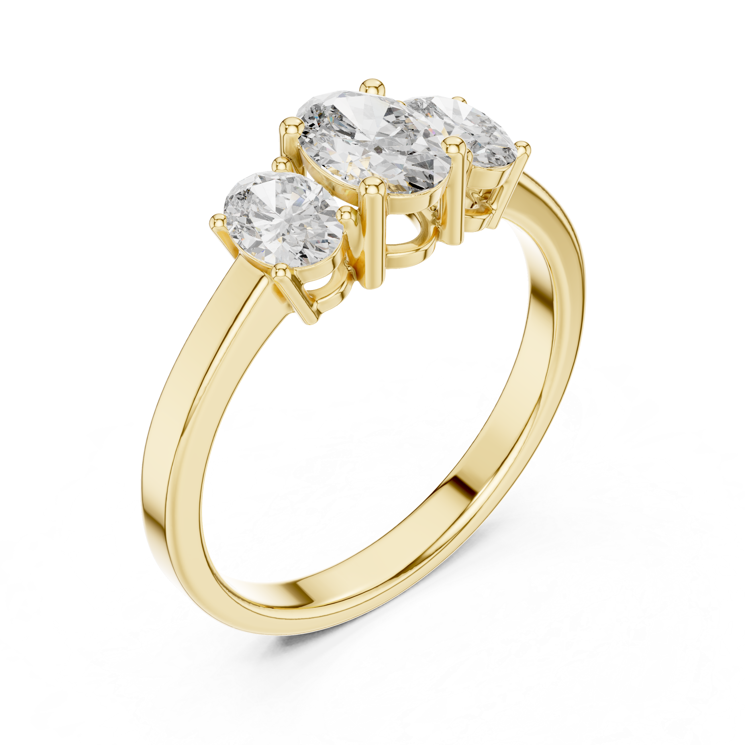 Mireille Three Stone Ring