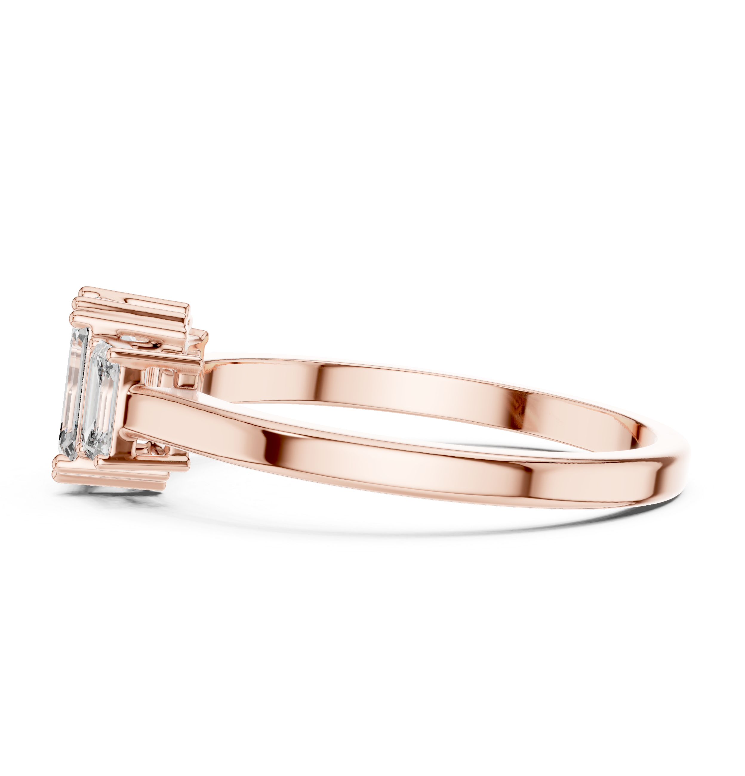 Odette Three Sone Ring