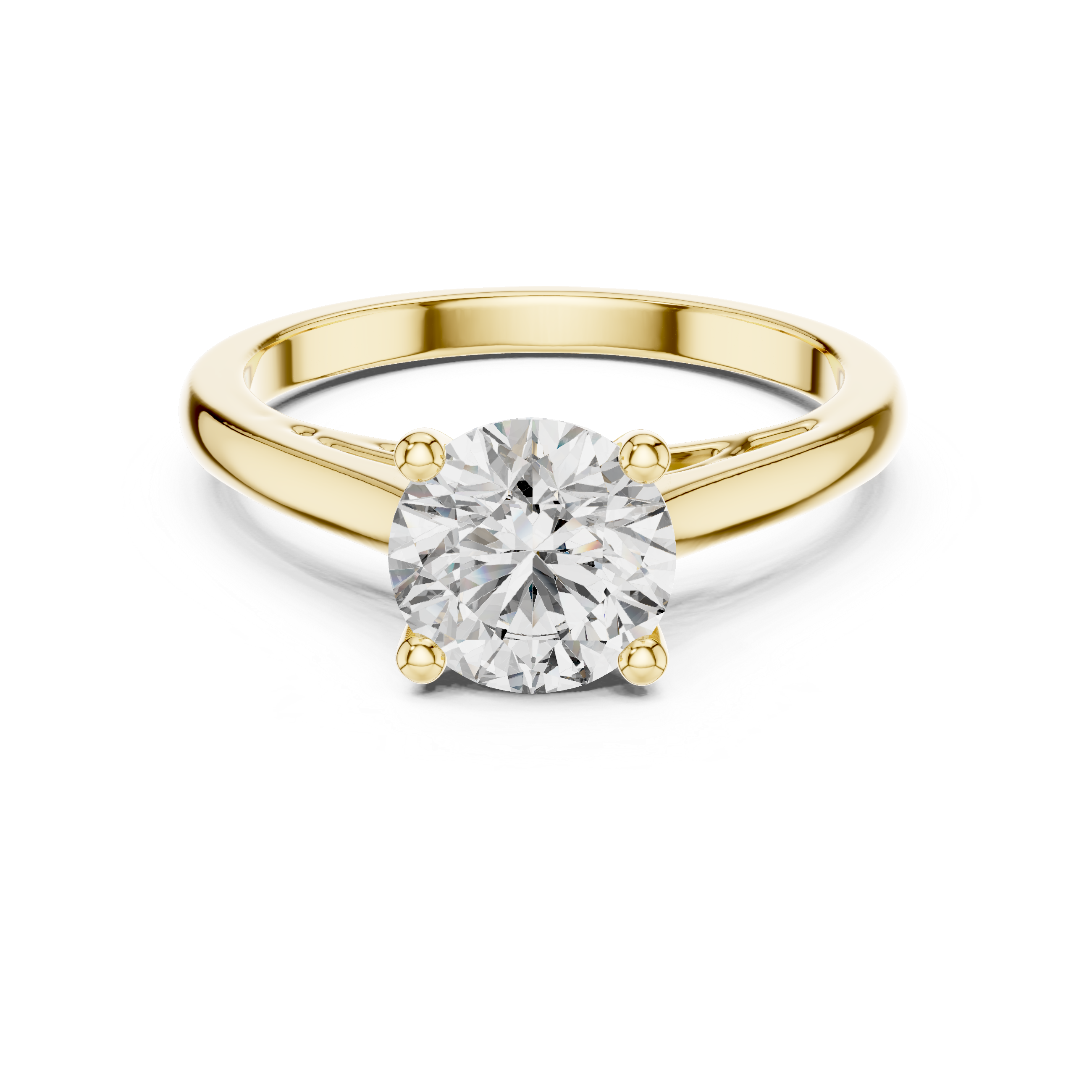 Aster Solitaire Ring
