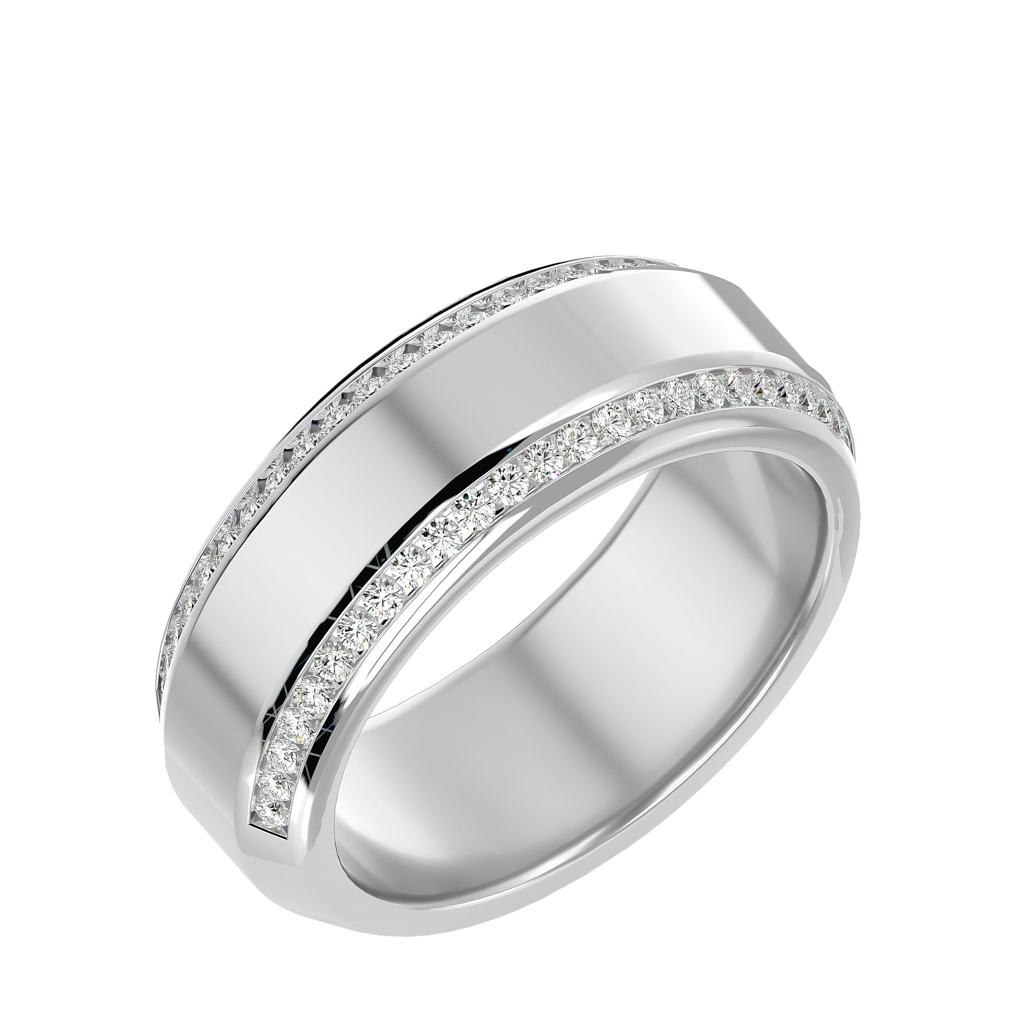 Vega Mens Studded Ring