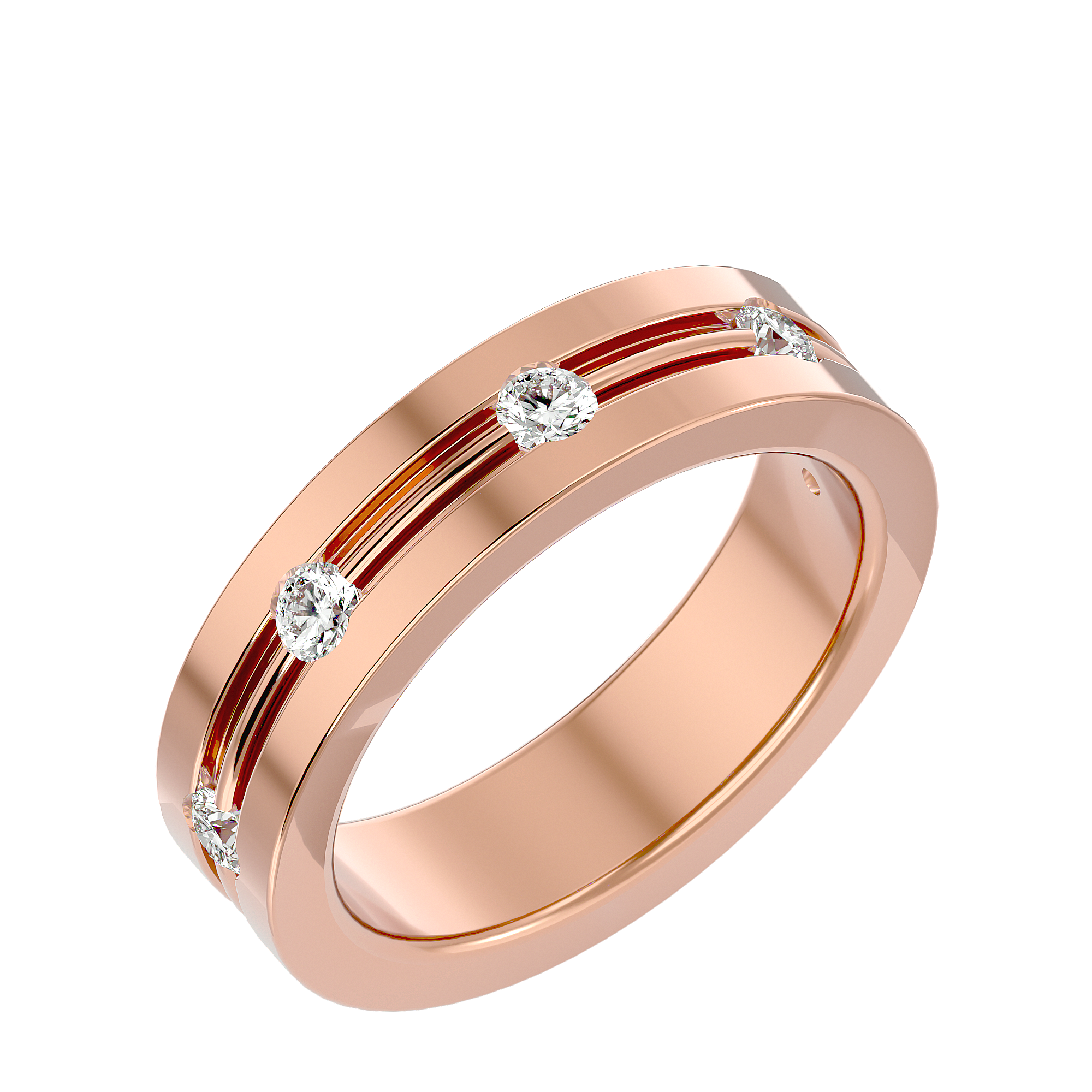 George Mens Studded Ring