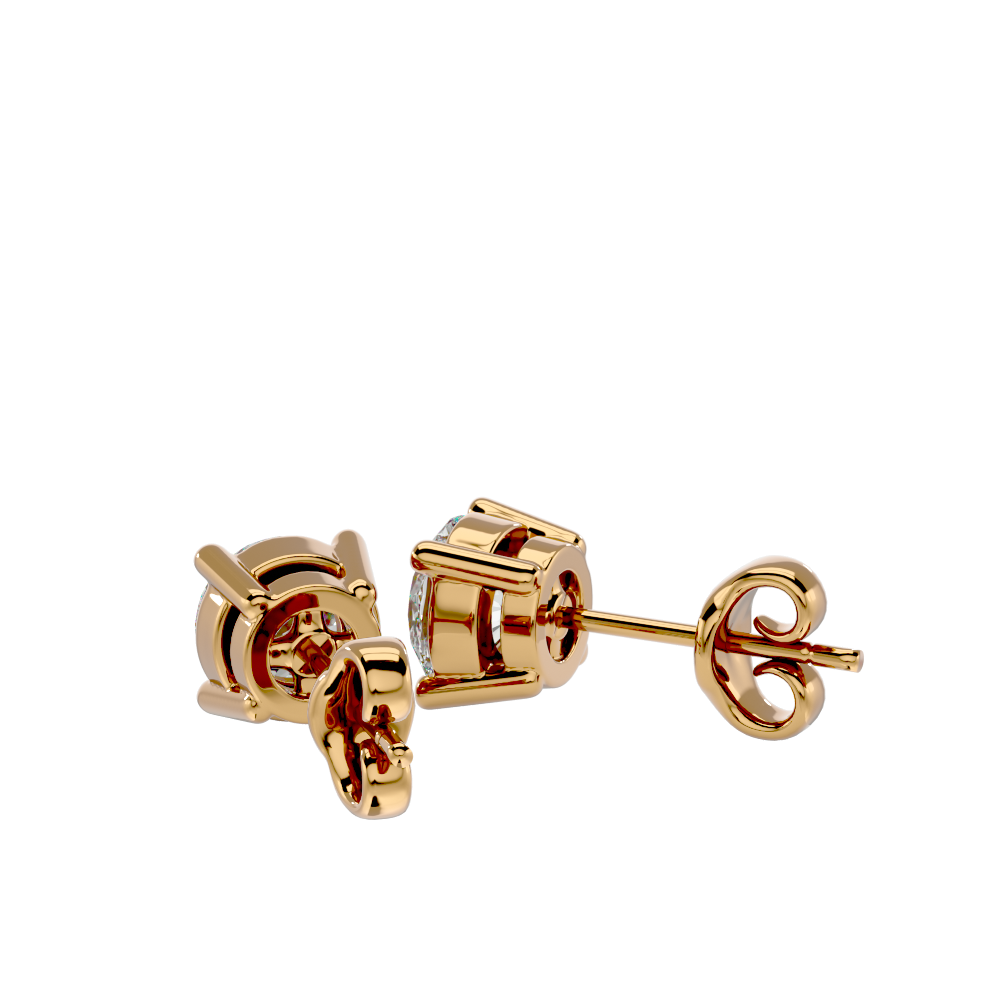 Ava Solitaire Earring