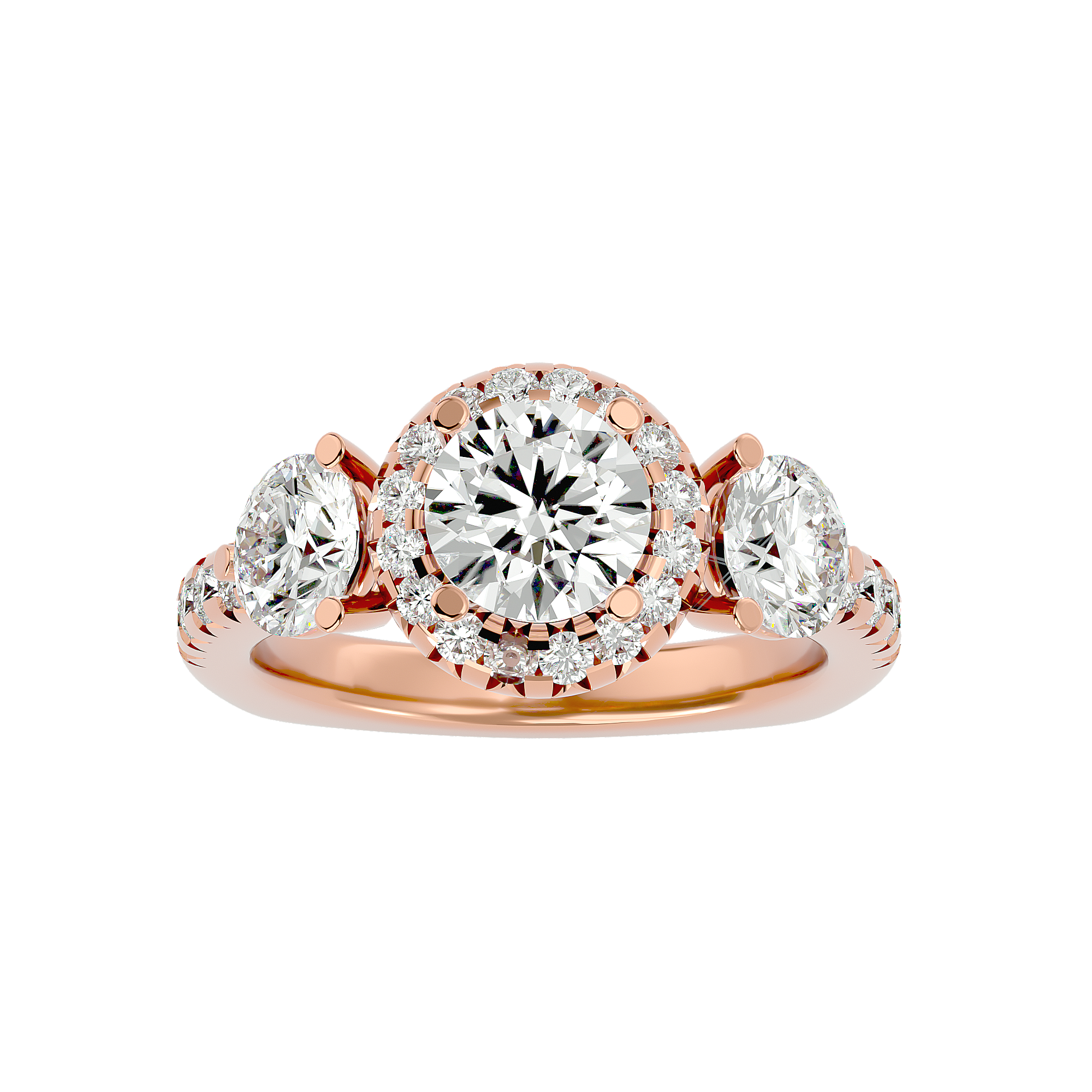 Noel Three Stone Ring