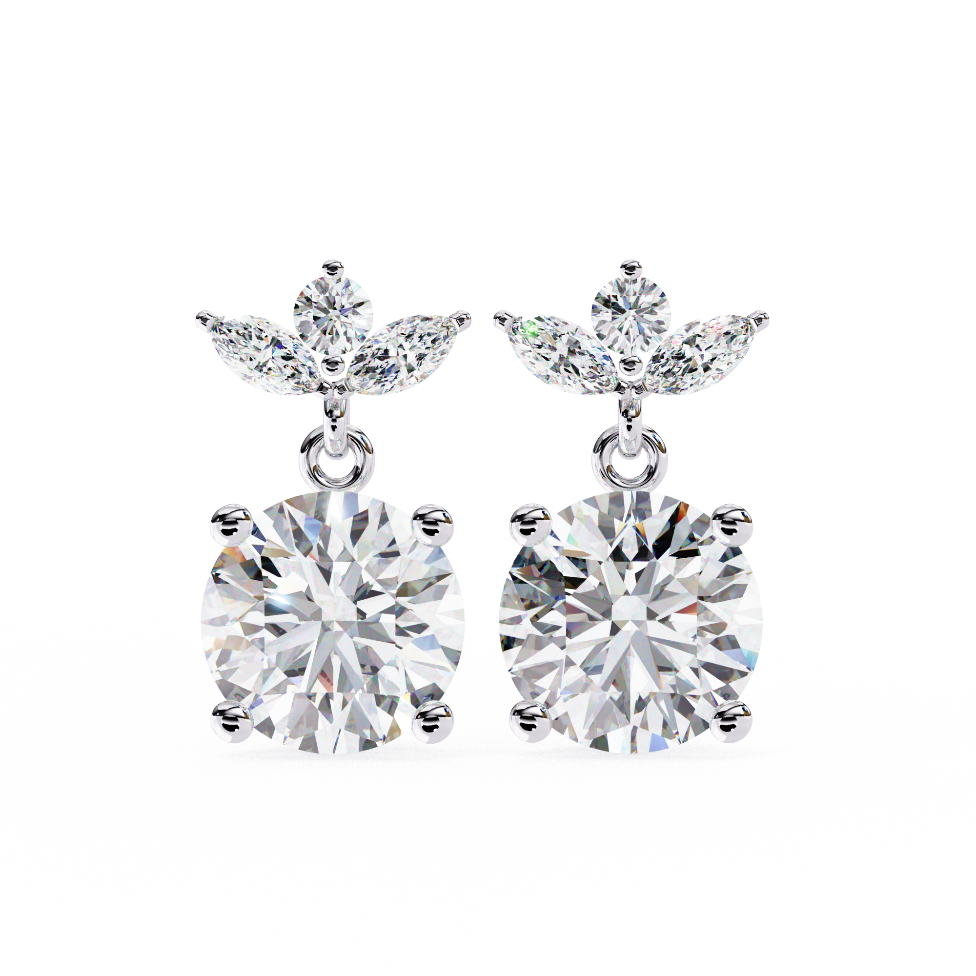 Bernice Solitaire Earring