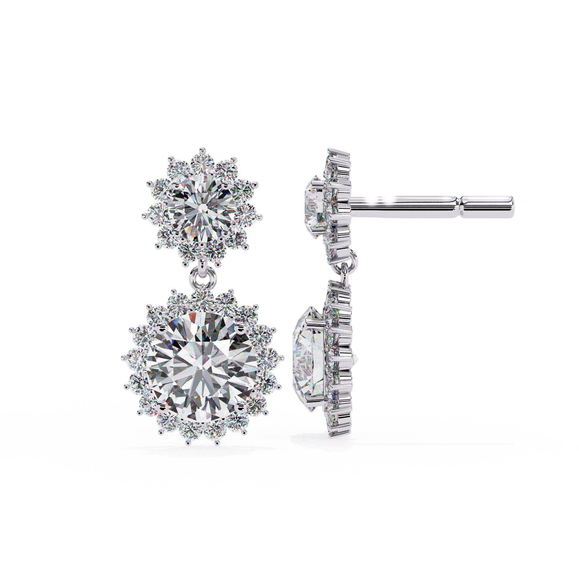 Mallory Solitaire Earring