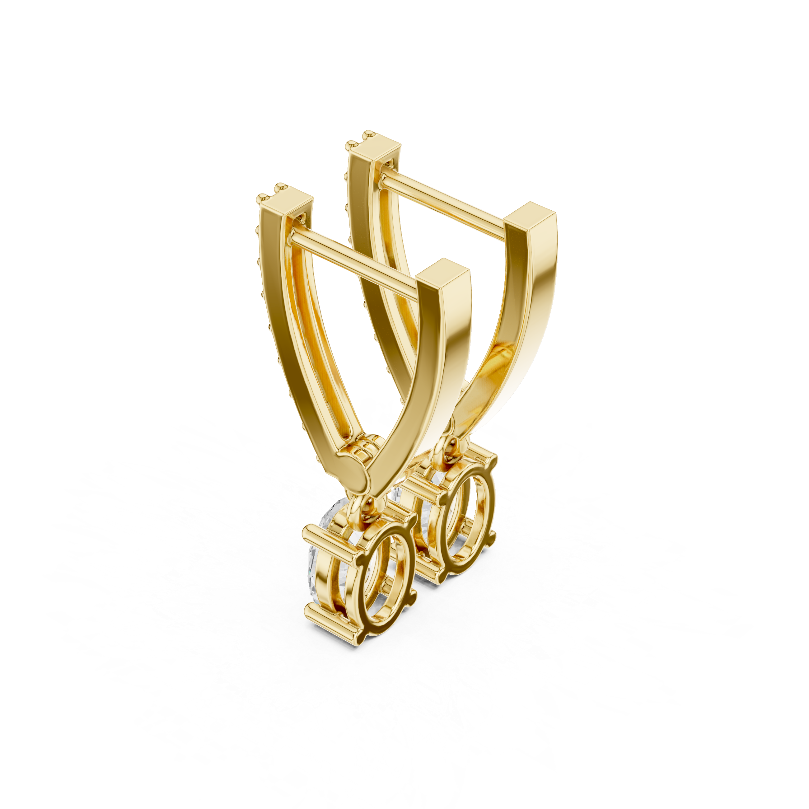 Cordelia Solitaire  Earring