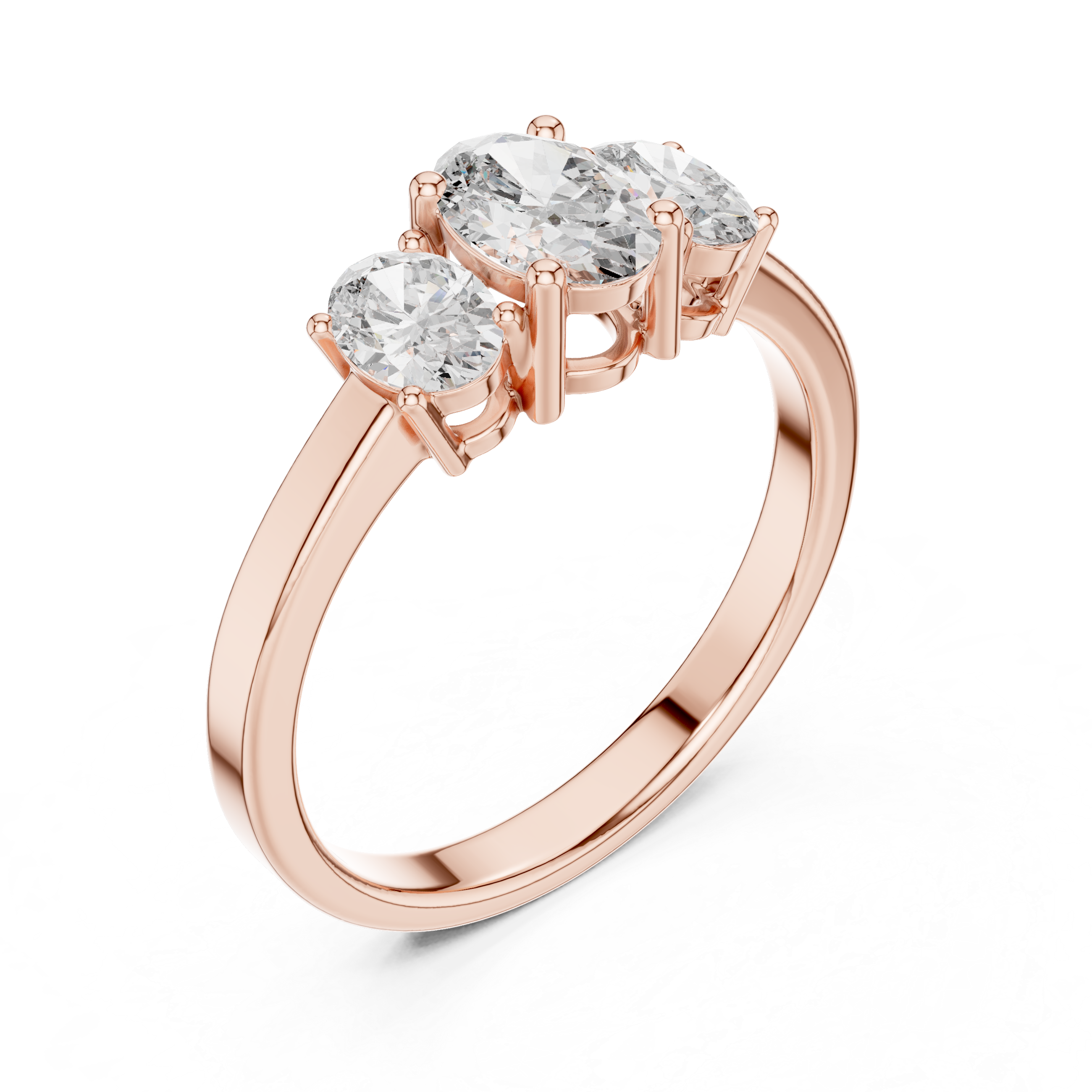 Mireille Three Stone Ring