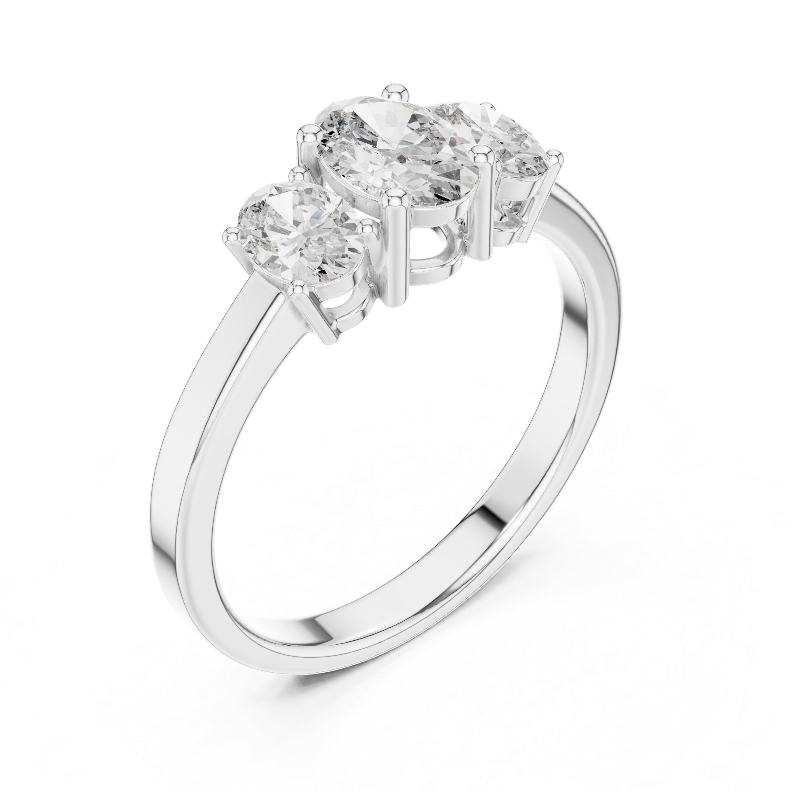 Mireille Three Stone Ring