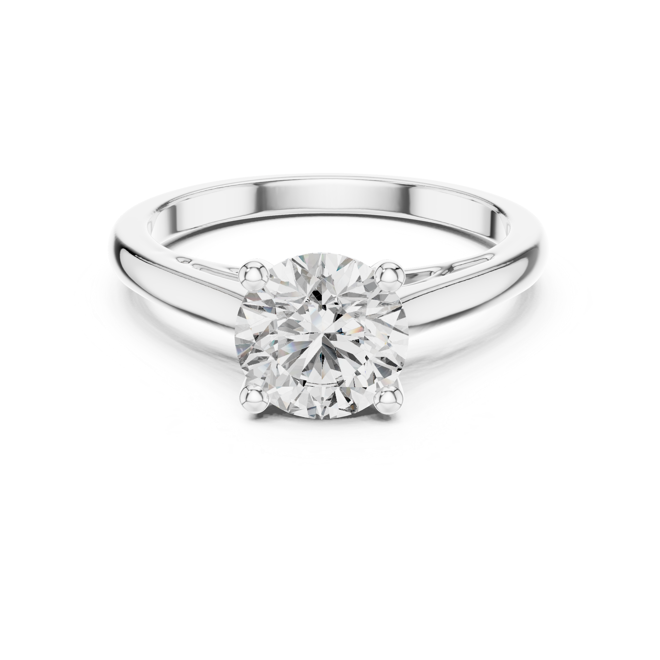 Aster Solitaire Ring