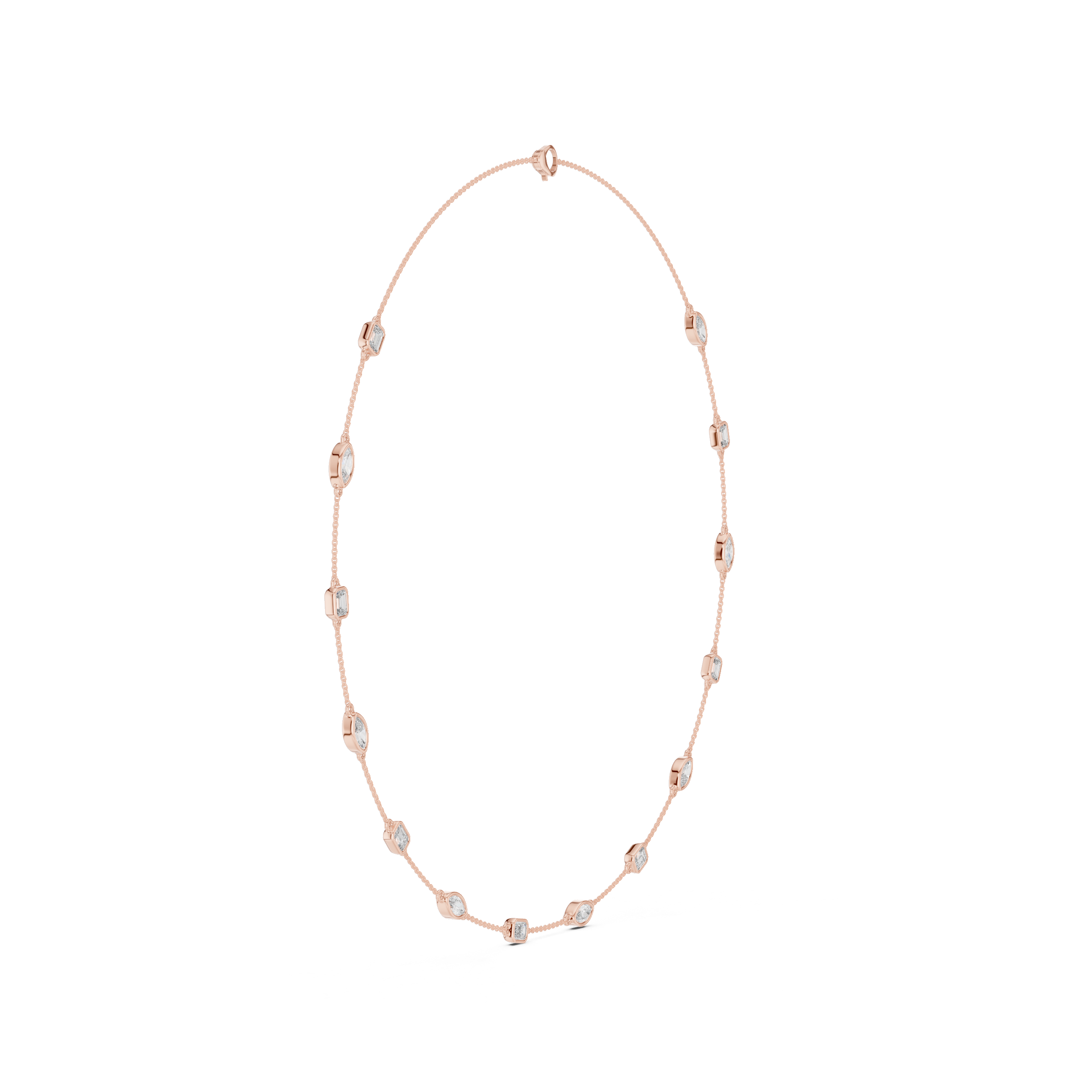 Rosa Diamond Necklace