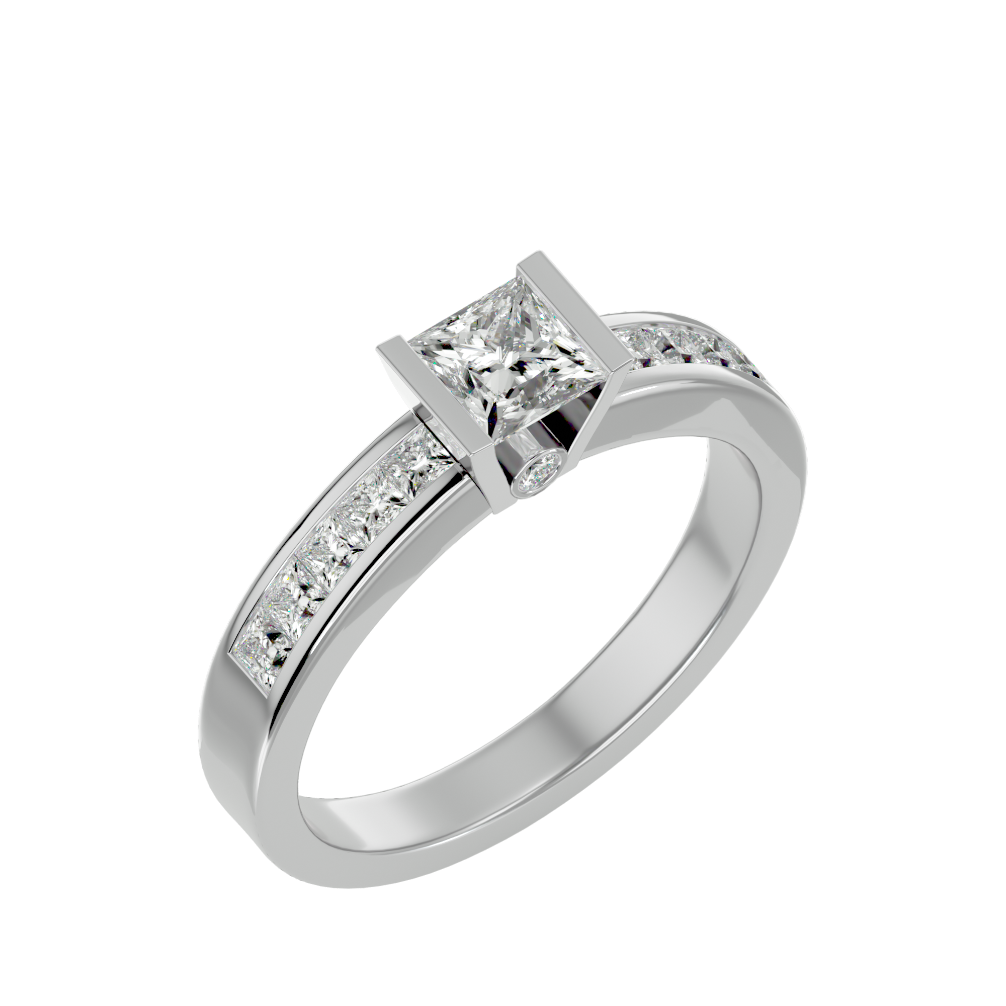 Omega Solitaire Ring