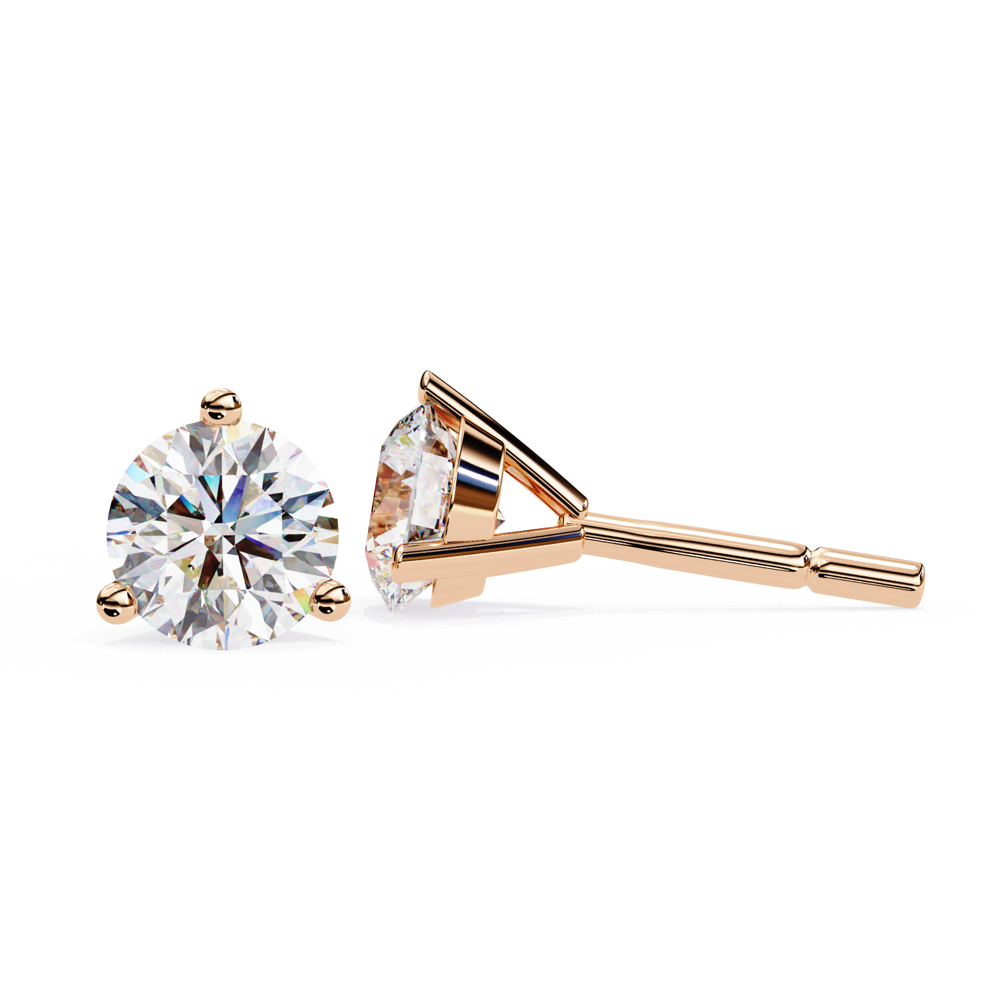 Claire Solitaire Earring
