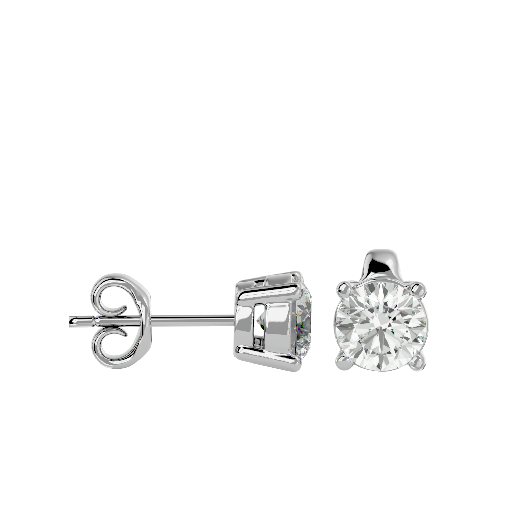 Ava Solitaire Earring